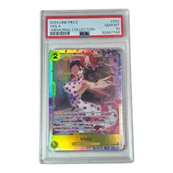 2024 One Piece Extra Booster Memorial Viola #052 PSA 10 - Image 1
