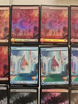 MTG - Outlaws of Thunder Junction - Full art land lot - 30 cards - Image 3