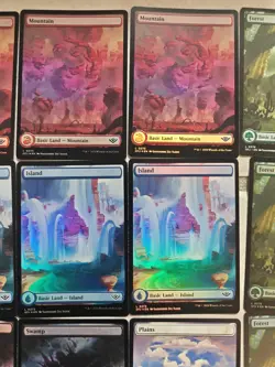 MTG - Outlaws of Thunder Junction - Full art land lot - 30 cards - Image 4