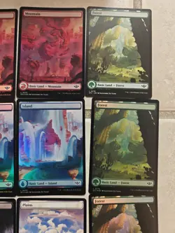 MTG - Outlaws of Thunder Junction - Full art land lot - 30 cards - Image 5