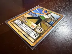 Roronoa Zoro One Piece Japanese vintage Card Bandai Carddass Hyper Battle - Image 3
