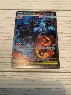 Mega Charizard EX 125/94 Full Art Phantasmal Flame Pokemon Card - Image 1