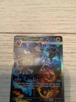 Mega Charizard EX 125/94 Full Art Phantasmal Flame Pokemon Card - Image 2