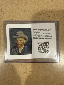 2023 Pikachu with Grey Felt Hat #085 Pokemon TCG Card w Van Gogh Museum Promo - Image 3