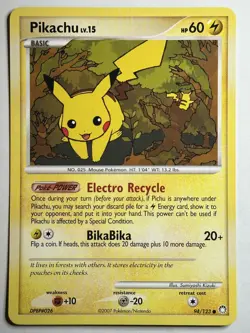 Pikachu Mysterious Treasures 94/123 LP-NM Pokemon card - Image 1