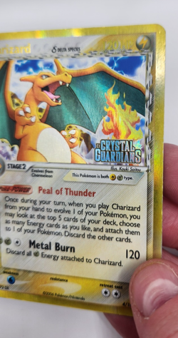 Charizard (Delta Species) - 4/100 - Pokemon Crystal Guardians Holo Card Stamped - Image 4