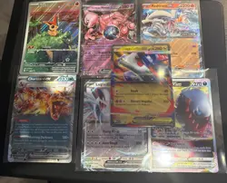 Pokemon TCG Jumbo Sized Card Bundle, NM/N - Victini ,Charizard ,Mewtwo ,Darkrai - Image 1