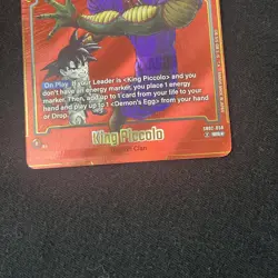 King Piccolo SB02-058 Alternate Art Manga Booster 02 Dragon Ball Card English - Image 3