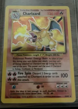 Pokemon 1999 Charizard Original Base Set Holo Card 4/102 - Image 5