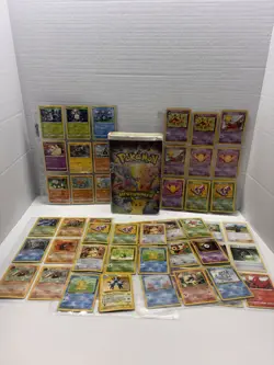 Vintage Pokemon Card Lot 1999 + Mewtwo VHS Movie - Image 1