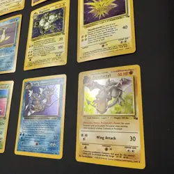 Pokemon Bulk Wotc 9 Card Vintage Lot HOLO Unlimited Fossil Jungle LP-MP - Image 3