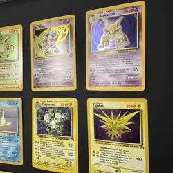 Pokemon Bulk Wotc 9 Card Vintage Lot HOLO Unlimited Fossil Jungle LP-MP - Image 4