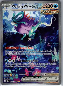 Walking Wake ex 205/162 SV05: Temporal Forces - Pokemon Card - NM - Image 1