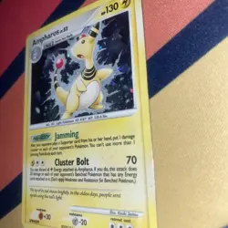 Pokemon Ampharos TCG LV. 52 Holo Rare Card 1/132 Secret Wonders - Image 4