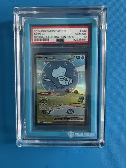 Pokemon Mew EX TCG Card 232/091 Paldean Fates Sir PSA10 Bubble Mew, UK - Image 2