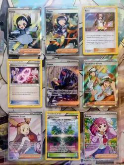 Pokemon TCG: Huge Binder Collection Lot Over 1300 Cards Holo Rare TG IR Promo FA - Image 1
