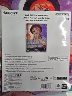 One Piece Official Playmat & Card Set Whole Cake Island Nami OP11-041 English - Image 2