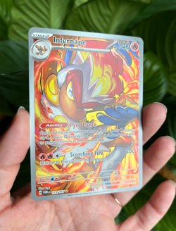 Infernape 173/167 Sv06: Twilight Masquerade IR Pokemon Card - Image 3