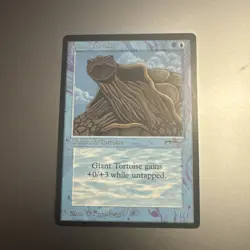 Magic Gathering MTG Arabian Nights Giant Tortoise Dark English Near mint - Image 1