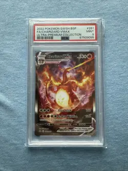 Charizard VMAX Ultra Premium Collection PSA 9 SWSH261 Promo Card - Image 1