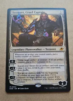 Tezzeret, Cruel Captain MTG - M0002 - Planeswalker Card - Image 1