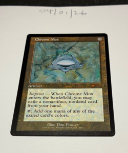 Magic the Gathering MTG Chrome Mox x1 Retro Card NM/M Secret Lair - Image 1