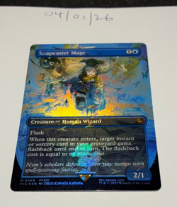 Magic the Gathering MTG Snapcaster Mage x1 Chocobo Track FOIL Card NM/M - Image 1