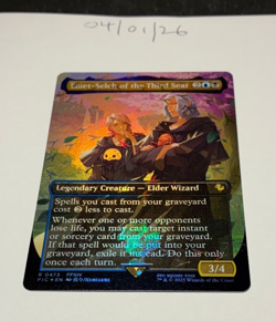 Magic the Gathering MTG Emet-Selch of the Third Seat x1 Chocobo Track FOIL NM/M - Image 1