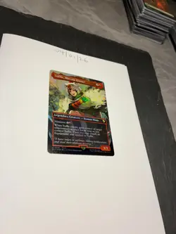 Magic the Gathering MTG Yuffie, Materia Hunter x1 Chocobo Track FOIL Card NM/M - Image 2