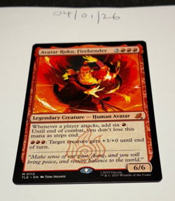 Magic the Gathering MTG Avatar Roku, Firebender x1 Mythic Card NM/M Avatar - Image 1