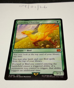 Magic the Gathering MTG Traveling Chocobo x1 Mythic Card NM/M - Image 1