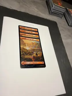 Magic the Gathering MTG Mountain Full Art x4 Land Chocobo Track FOIL Cards NM/M - Image 2