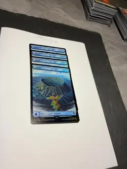 Magic the Gathering MTG Island Full Art x4 Land Chocobo Track FOIL Cards NM/M - Image 2