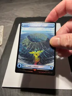 Magic the Gathering MTG Island Full Art x4 Land Chocobo Track FOIL Cards NM/M - Image 4