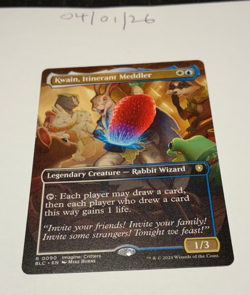 Magic the Gathering MTG Kwain, Itinerant Meddler x1 Rare Borderless Card NM/M - Image 1