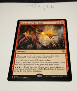 Magic the Gathering MTG Season of the Bold x1 Mythic Card NM/M - Image 1