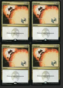 MRM ENGLISH 4x Vindicate - Justification MTG magic MH2 - Image 1