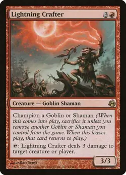 Magic The Gathering MTG LIGHTNING CRAFTER Morningtide NM Near Mint - Image 1