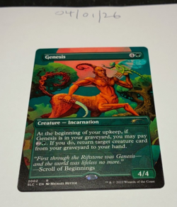 Magic the Gathering MTG Genesis x1 Borderless Card NM/M Secret Lair - Image 1