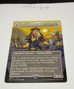 Magic the Gathering MTG Lin Sivvi, Defiant Hero x1 B'less Card NM/M Secret Lair - Image 1