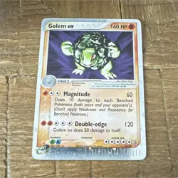 The Pokemon Company Golem ex 91/97 EX Dragon Holo Rare EX 160HP - Image 1