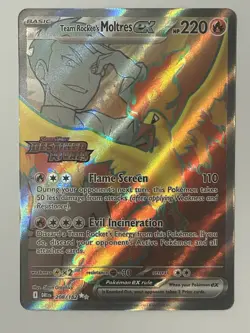 Pokemon TCG Team Rocket's Moltres ex Destined Rivals Stamped UPC Promo Set - Image 4