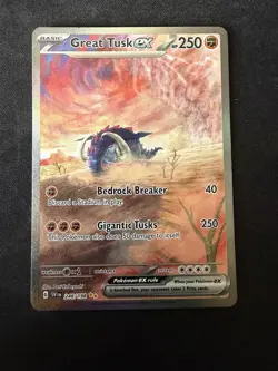 Pokemon Great Tusk EX 246/198 Scarlet & Violet SVI English NM - Image 1