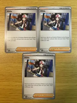3x Hilda 084/086 Trainer Pokemon Tcg White Flare English NM - Image 1