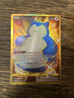 Pokemon Snorlax 224/198 Chilling Reign Gold Secret Rare Full Art Holo NM - Image 1