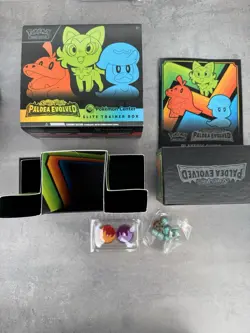 Paldea Evolved Pokemon Center PC ETB Elite Trainer Empty Box RARE! Collectors - Image 1