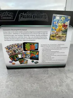 Paldea Evolved Pokemon Center PC ETB Elite Trainer Empty Box RARE! Collectors - Image 5