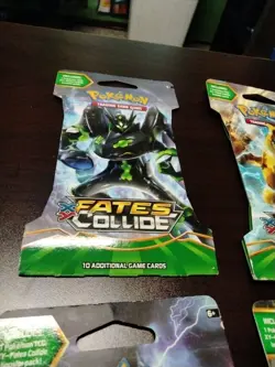 Pokemon XY Fates Collide Sealed Sleeves Booster Pack ( 4 Different Artwork's) - Image 2