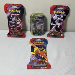 Pokemon TCG Lot - 1X Prismatic Evolutions Mini Tin & 3X DR Single Booster Packs - Image 3