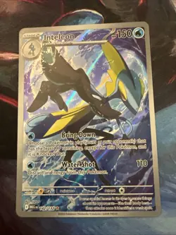 Pokemon Mega Evolution Inteleon Illustration Rare 142/132 NM - Image 1